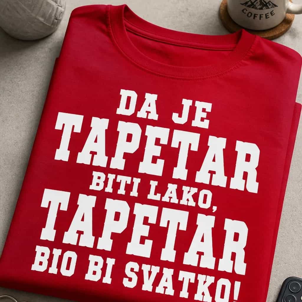 Majica za tapetara - Da je tapetar biti lako, bio bi svatko
