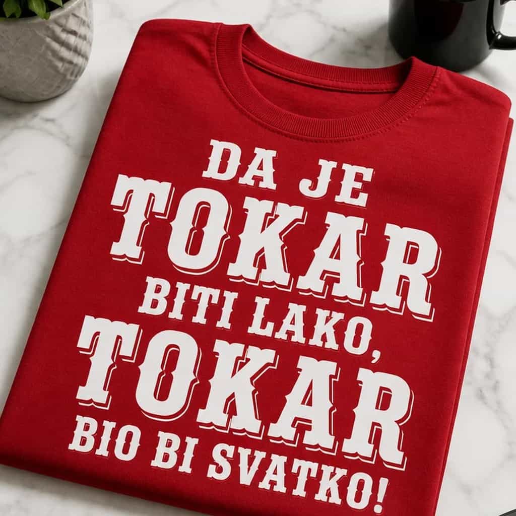 Majica za tokare - Da je tokar lako, bio bi svatko