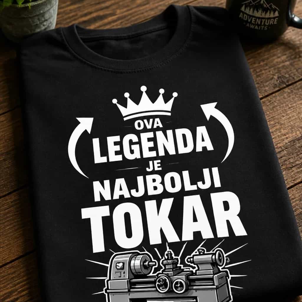 Majica za tokara - OVA LEGENDA JE NAJBOLJI TOKAR