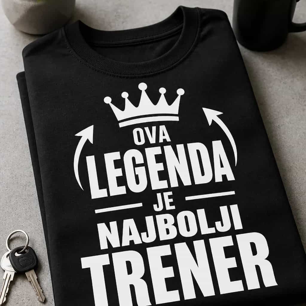 Majica za trenere - OVA LEGENDA JE NAJBOLJI TRENER