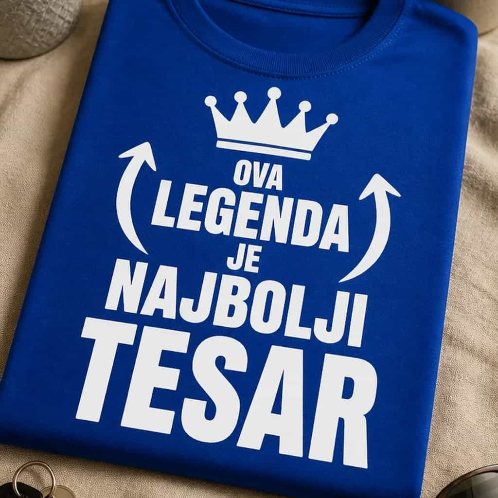 Majica za tesare - OVA LEGENDA JE NAJBOLJI TESAR