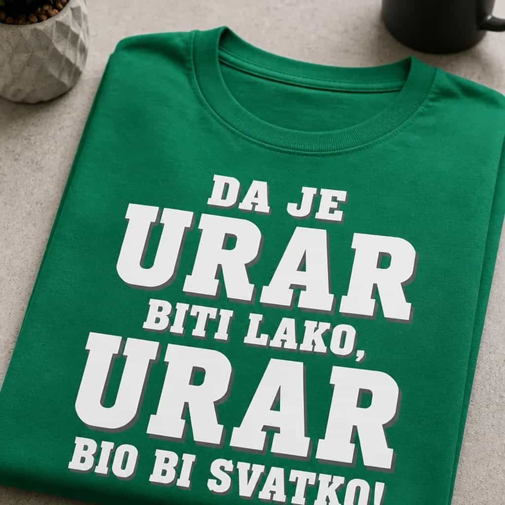 Majica za urare - DA JE URAR BITI LAKO, URAR BIO BI SVATKO!