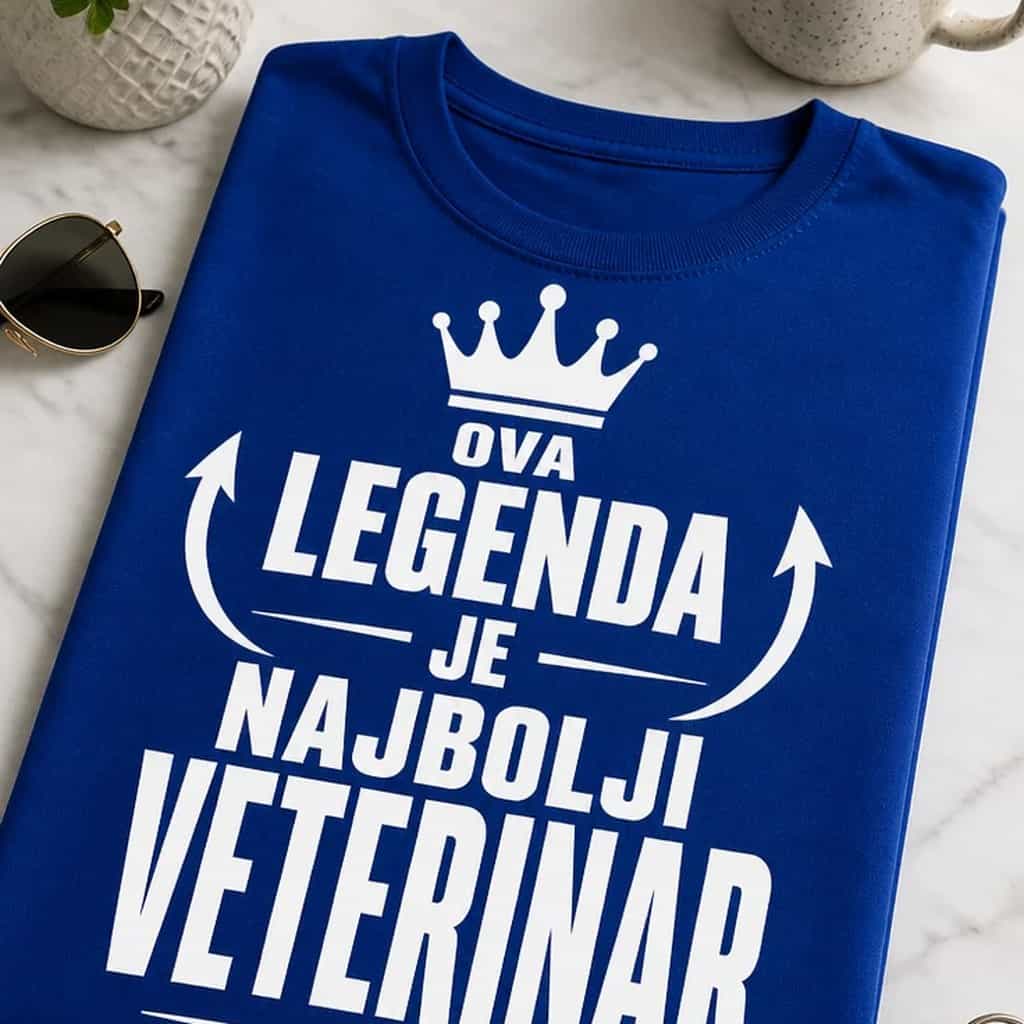 Majica za veterinare - OVA LEGENDA JE NAJBOLJI VETERINAR
