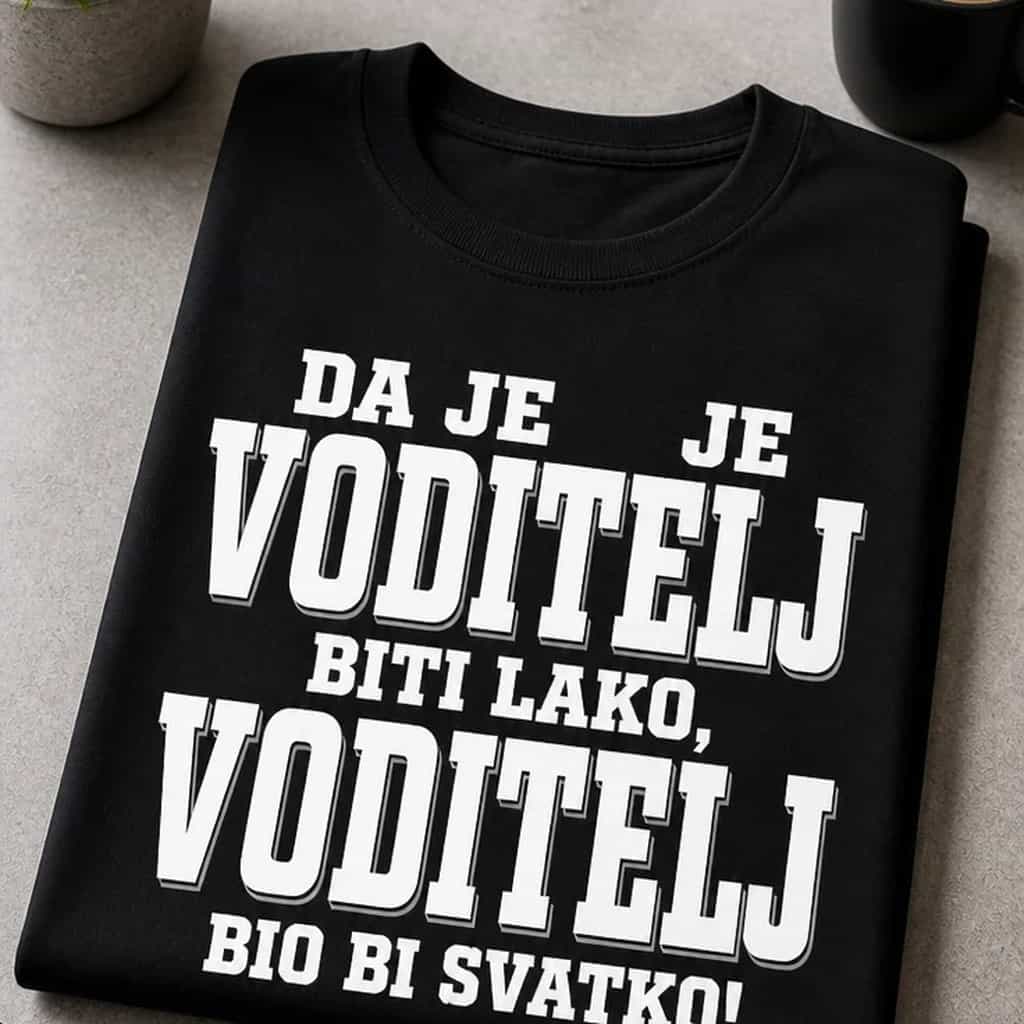 Majica - Da je voditelj biti lako, bio bi svatko