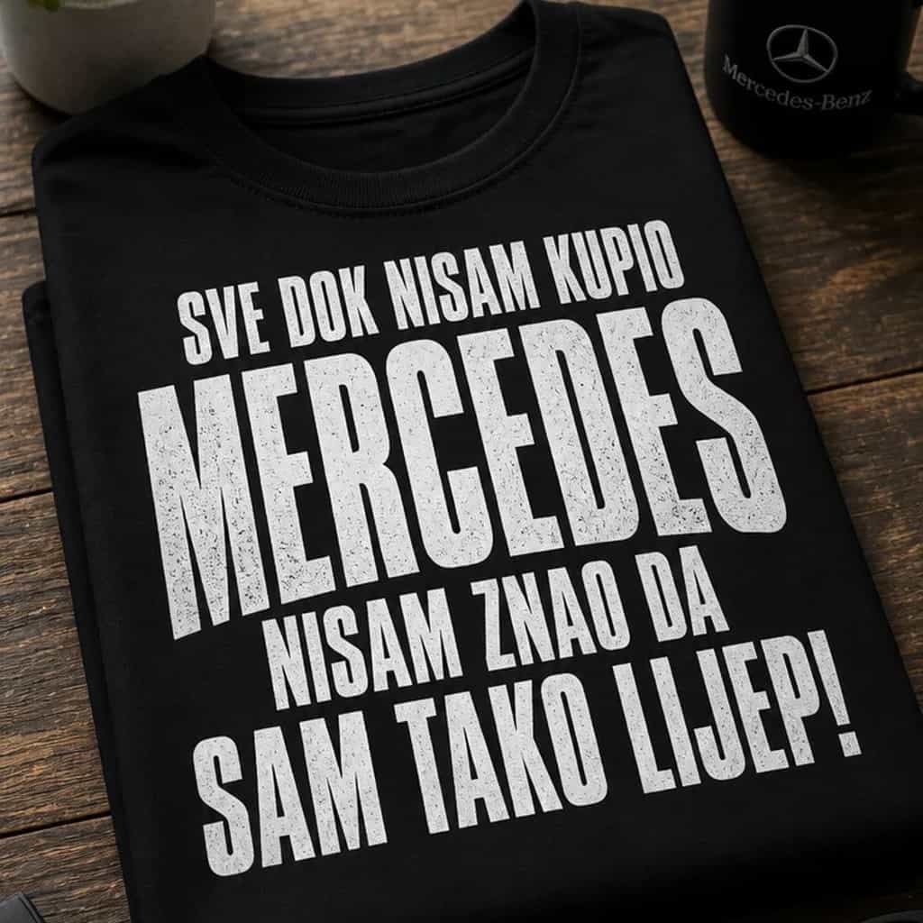 Majica za vozače Mercedesa - nisam znao da sam tako lijep