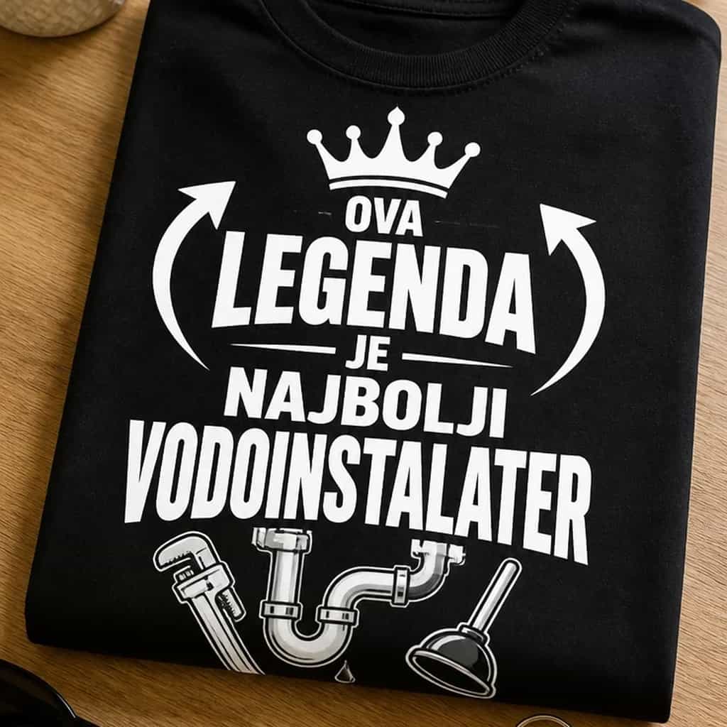 Majica ova legenda je najbolji vodoinstalater