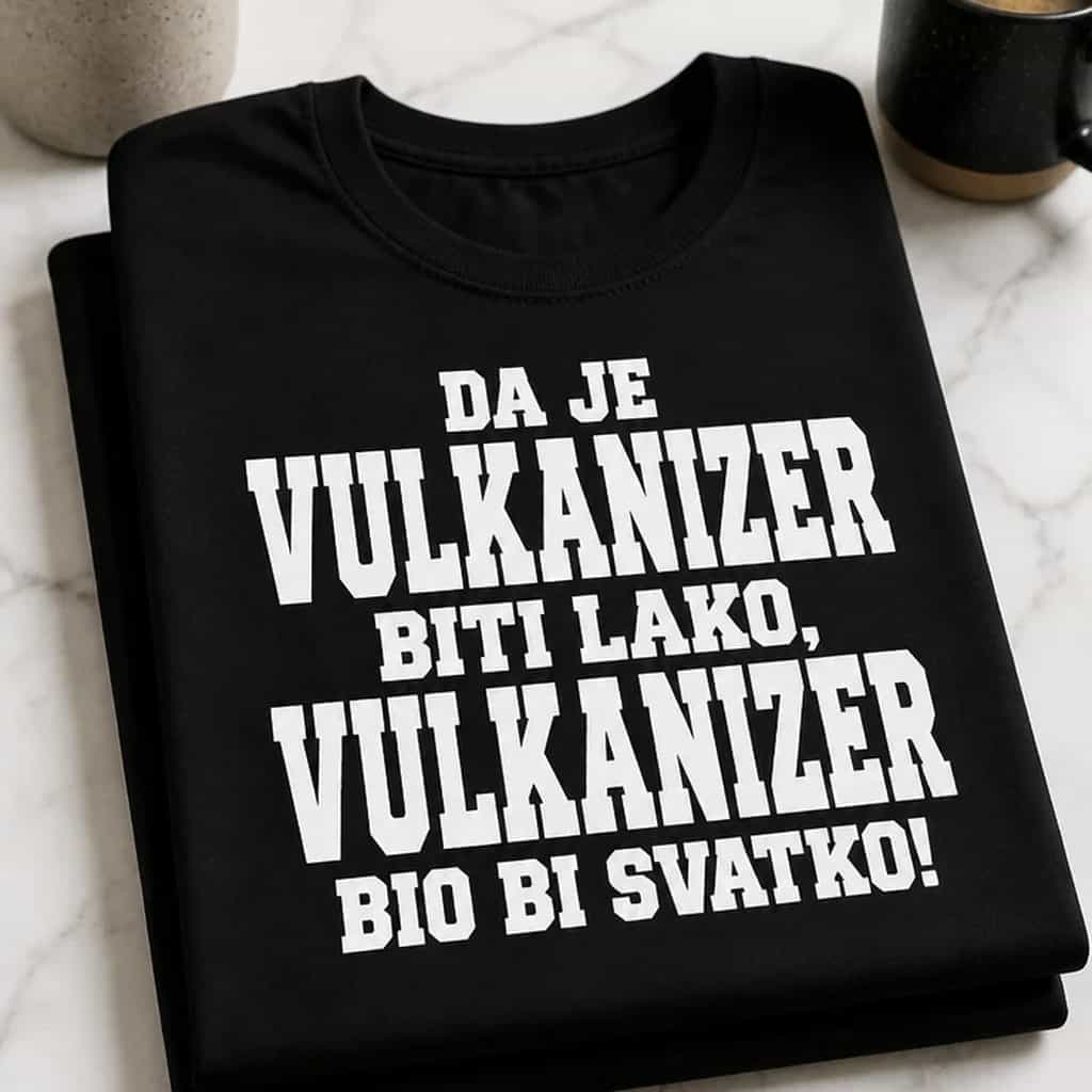 Majica za vulkanizera - Da je lako, bio bi svatko!