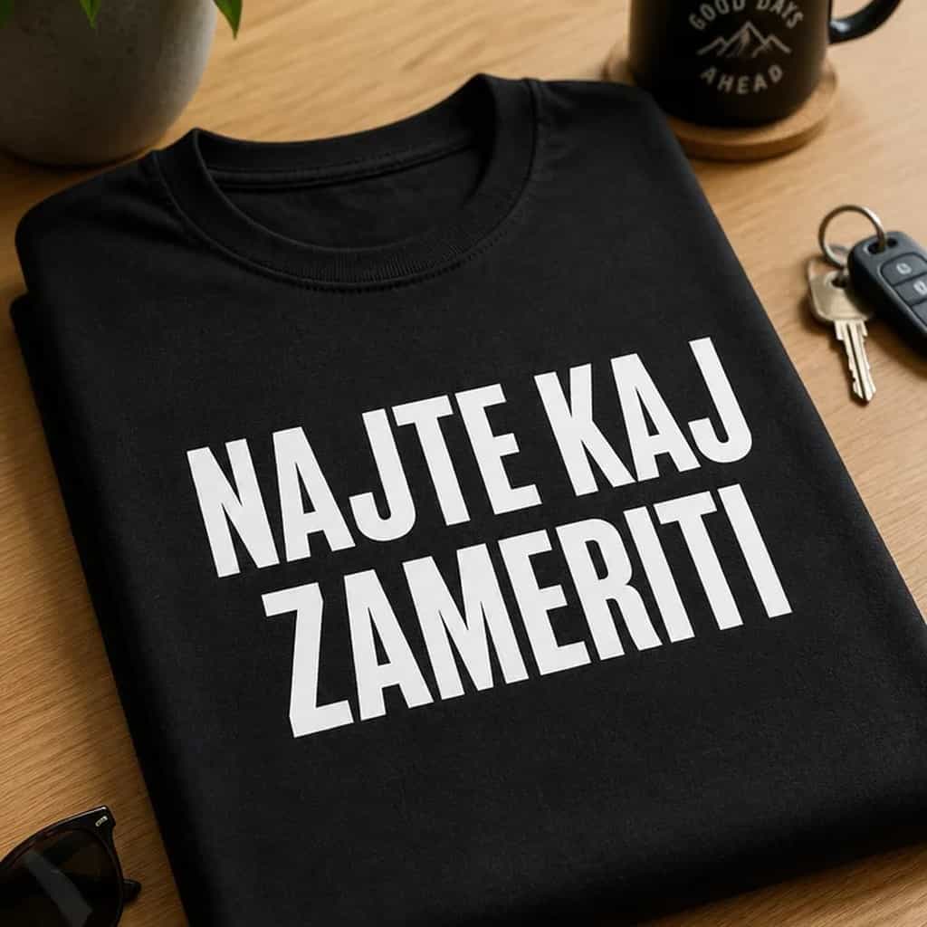 Majica NAJTE KAJ ZAMERITI za Zagorce i ljubitelje humora