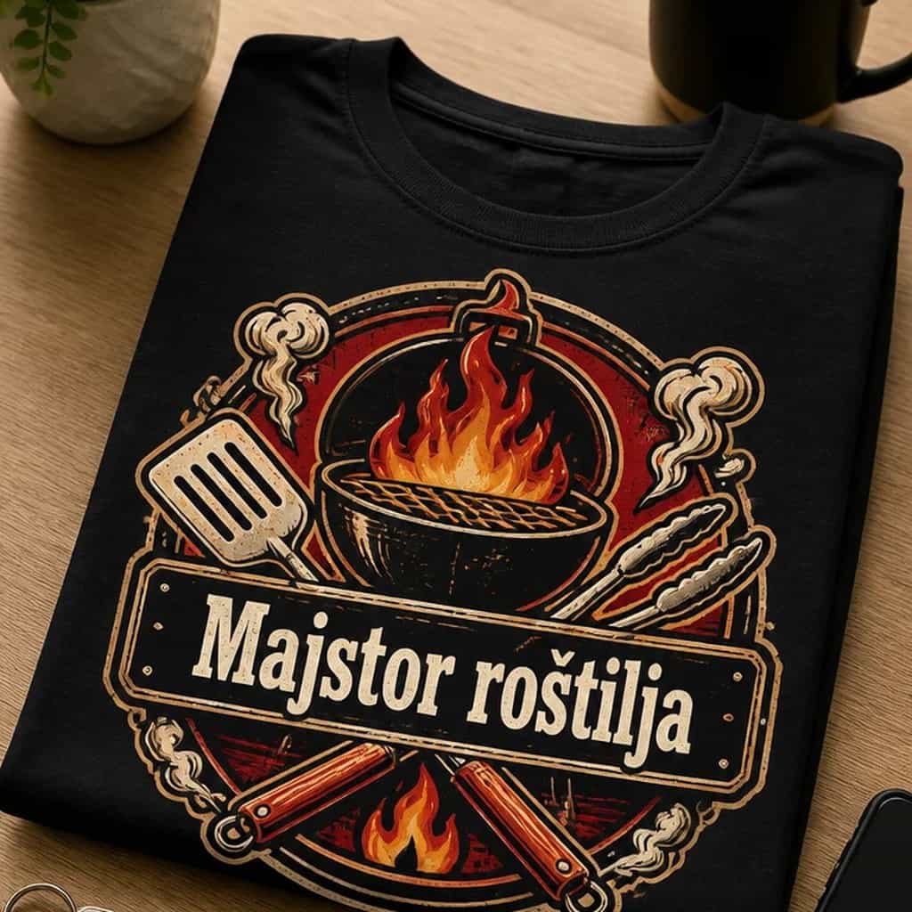 Majstor roštilja majica