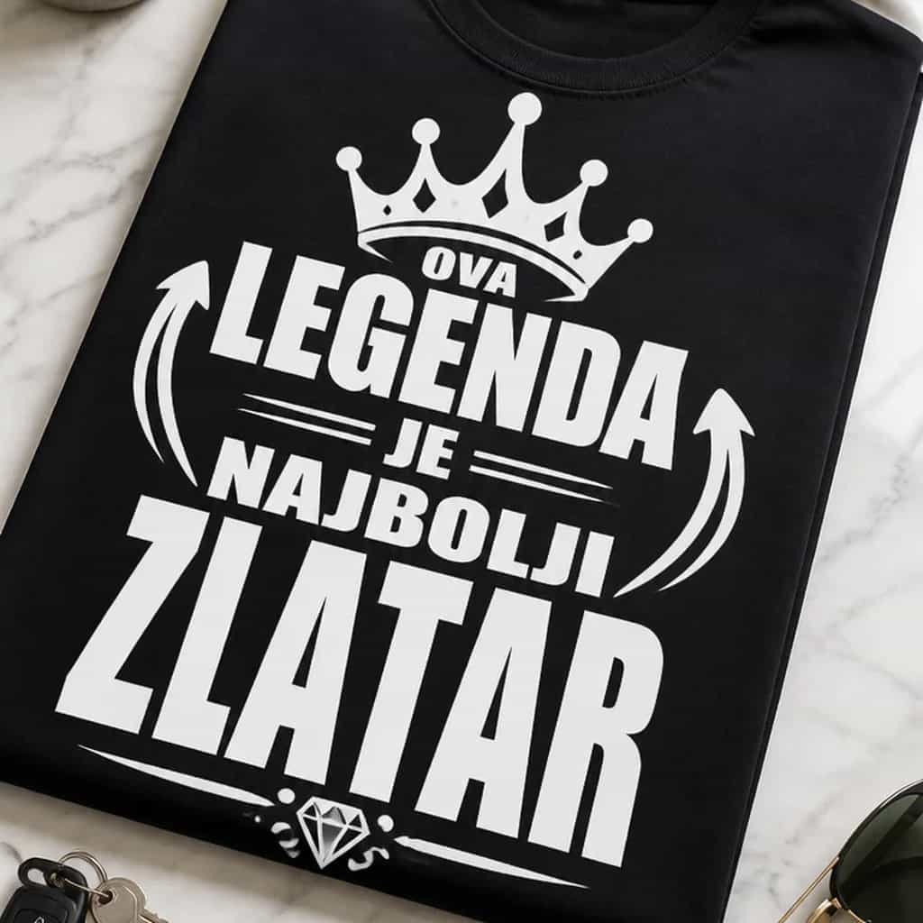 Majica za zlatara - OVA LEGENDA JE NAJBOLJI ZLATAR