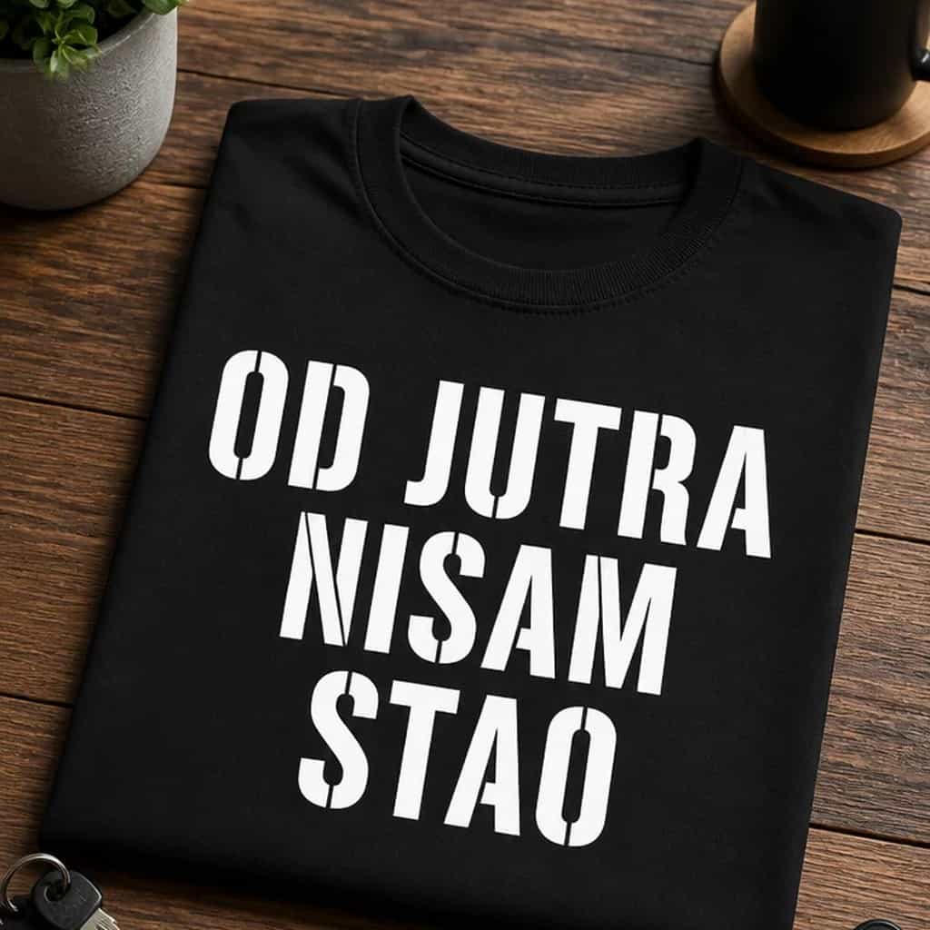 Majica za umorne radnike - OD JUTRA NISAM STAO