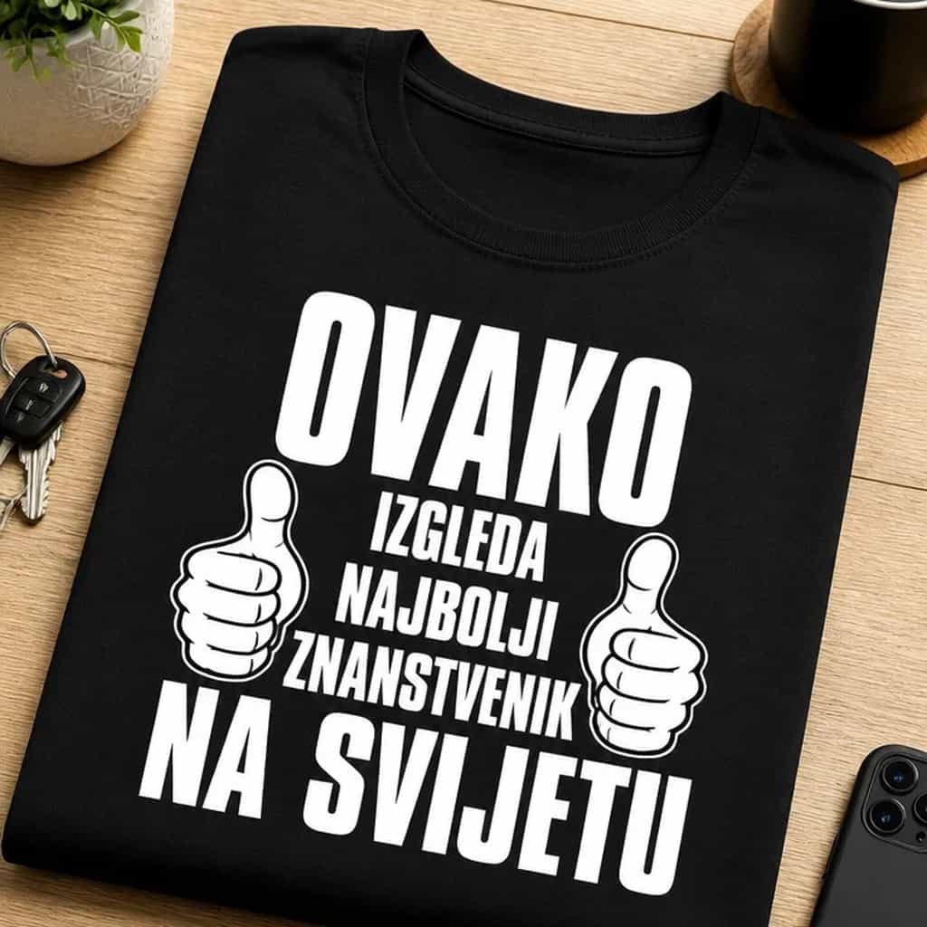 Majica ovako izgleda najbolji znanstvenik na svijetu