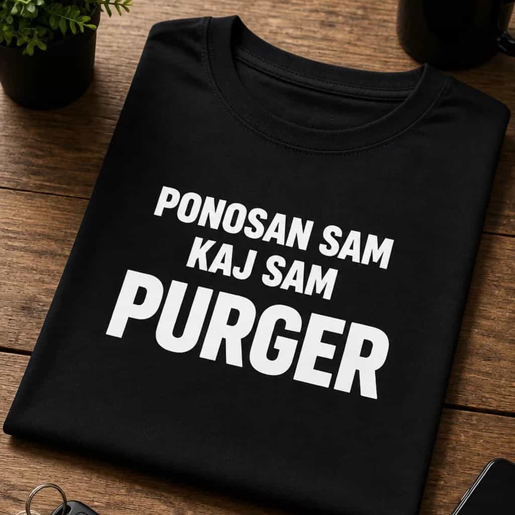 Majica za Purgere - PONOSAN SAM KAJ SAM PURGER