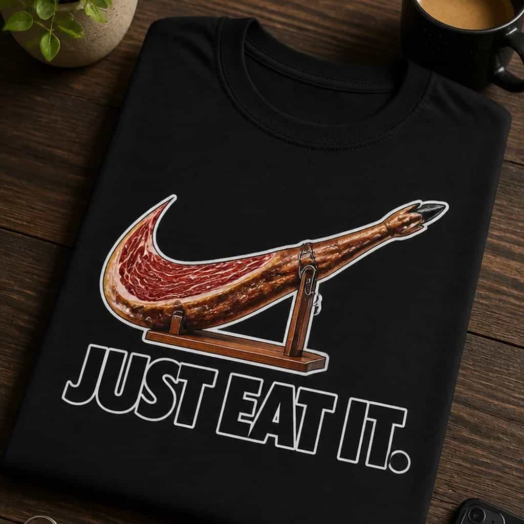 Majica za ljubitelje pršuta - JUST EAT IT.