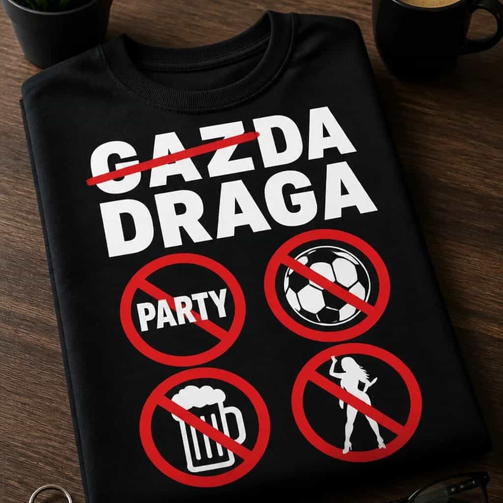 Majica za oženjene muškarce - GAZDA DRAGA PARTY