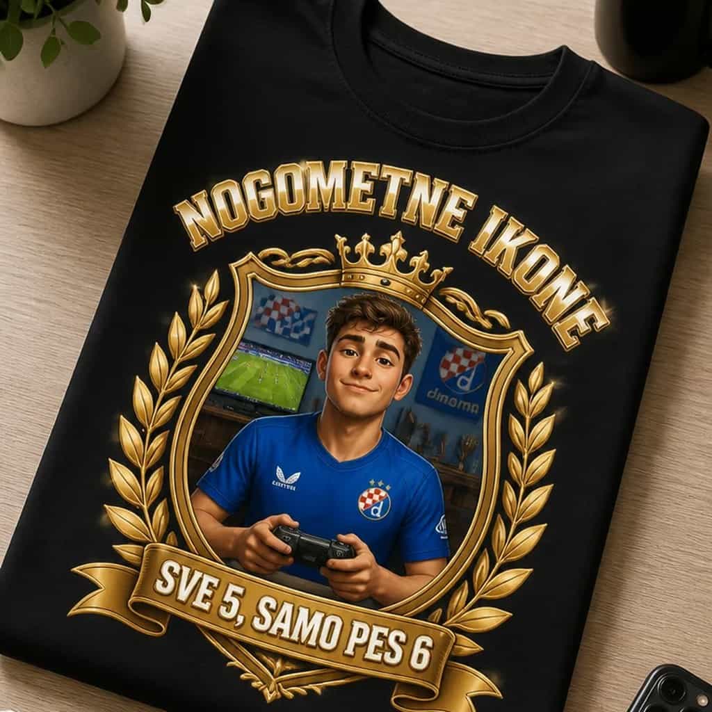 Majica nogometne ikone sve 5, samo PES 6