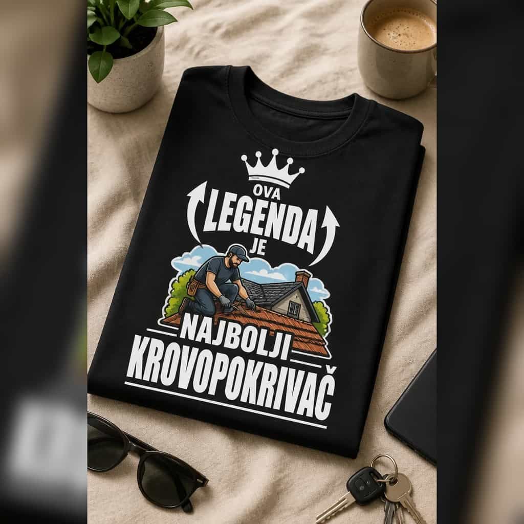 Majica za krovopokrivača - Ova legenda je najbolji