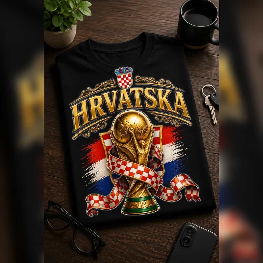 Majica za navijače s duhovitim natpisom