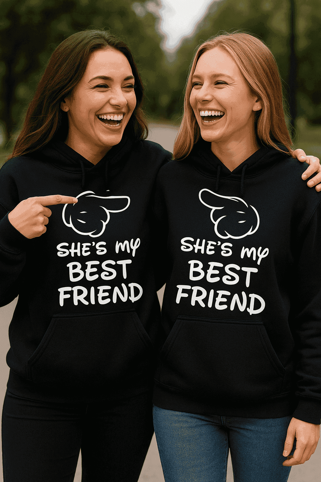 Hoodie za najbolje prijateljice - SHE'S MY BEST FRIEND