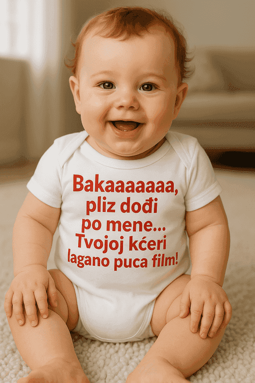 Bodi za bebe Bakaaaaaaa, pliz dođi po mene