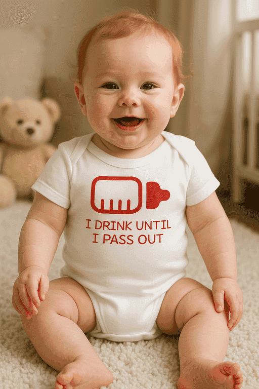 Bodi za bebe - I DRINK UNTIL I PASS OUT