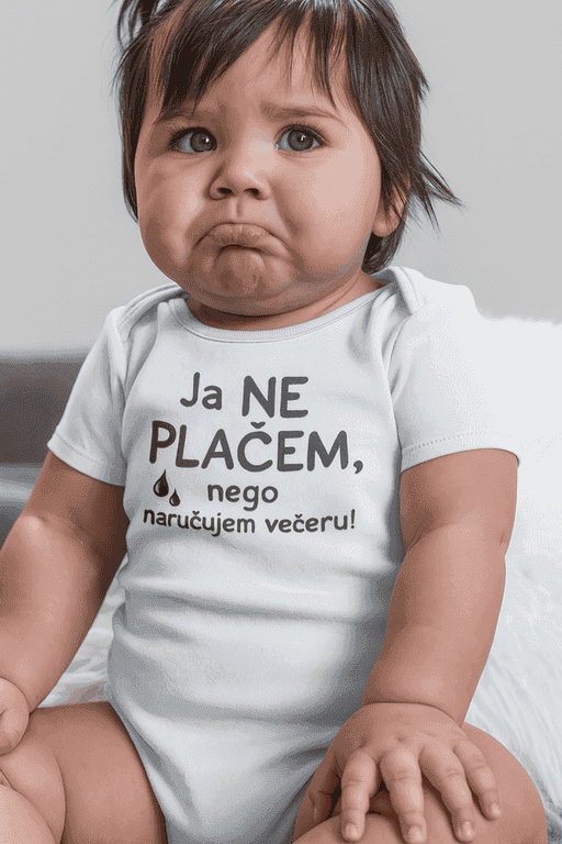 Bodi za bebe - Ja NE PLAČEM, nego naručujem večeru!