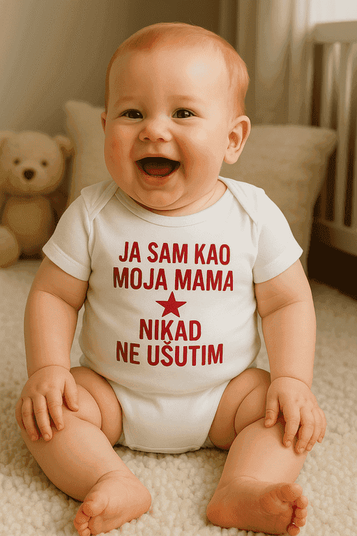 Bodi za bebe - JA SAM KAO MOJA MAMA ★ NIKAD NE UŠUTIM