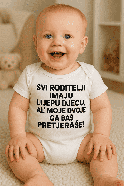 Bodi za bebe - Moje dvoje baš pretjeraše s ljepotom