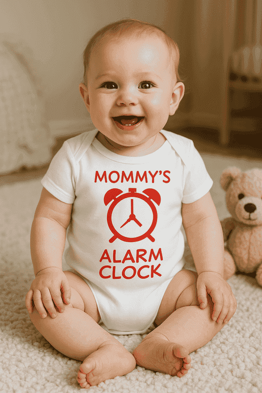 Bodi za bebe - MOMMY’S ALARM CLOCK