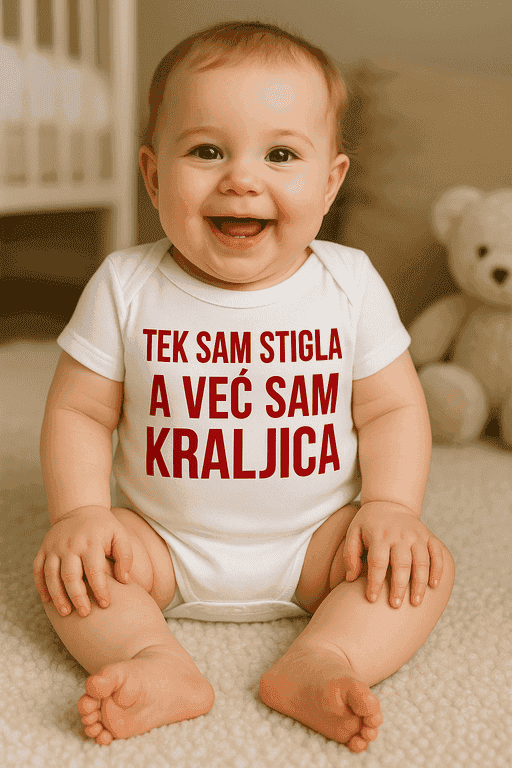 Bodi za bebe - TEK SAM STIGLA A VEĆ SAM KRALJICA