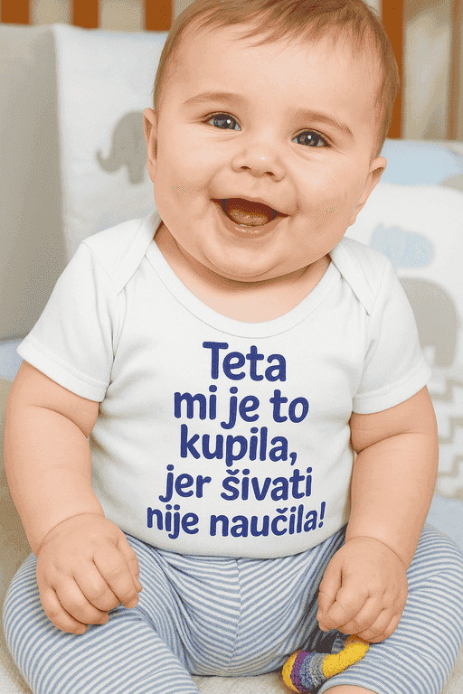Bodi za bebe teta mi je to kupila