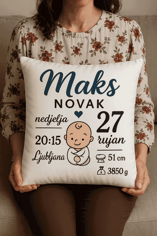 Jastuk Maks Novak rođen 27. rujna, 51 cm, 3850 g