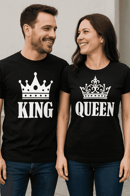 Majica za parove - KING QUEEN