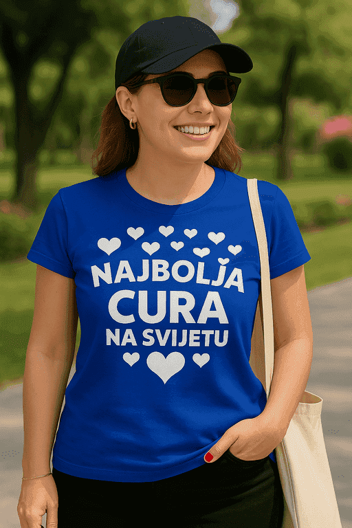 Majica za curu - NAJBOLJA CURA NA SVIJETU