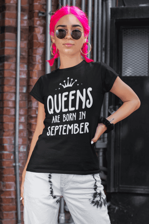 Majica za žene rođene u rujnu - QUEENS ARE BORN IN SEPTEMBER