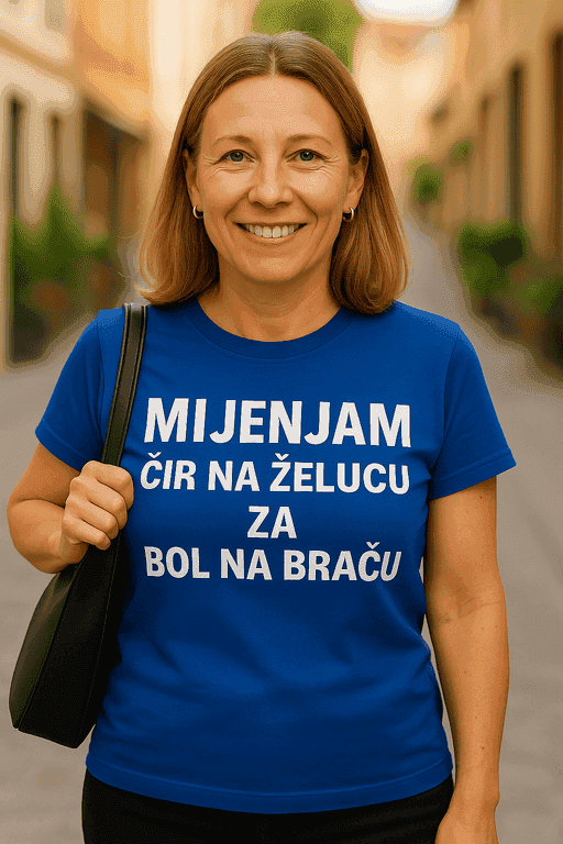 Majica mijenjam čir na želucu za bol na Braču