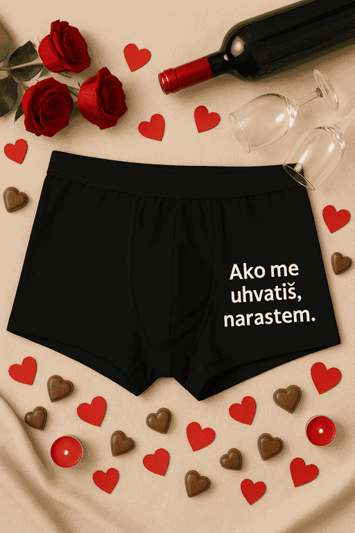 Bokserice za dečka - Ako me uhvatiš, narastem.