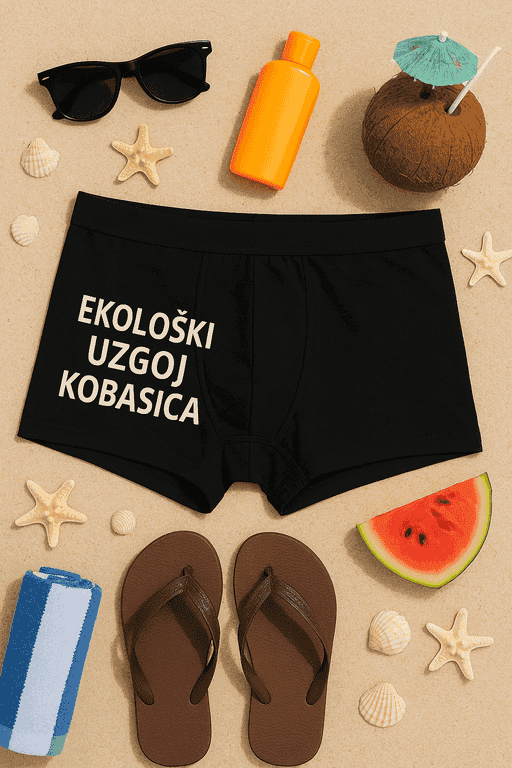 Bokserice za muškarce - EKOLOŠKI UZGOJ KOBASICA