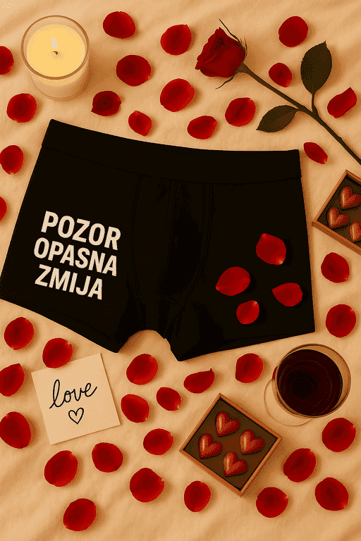 Bokserice za muškarce - POZOR OPASNA ZMIJA