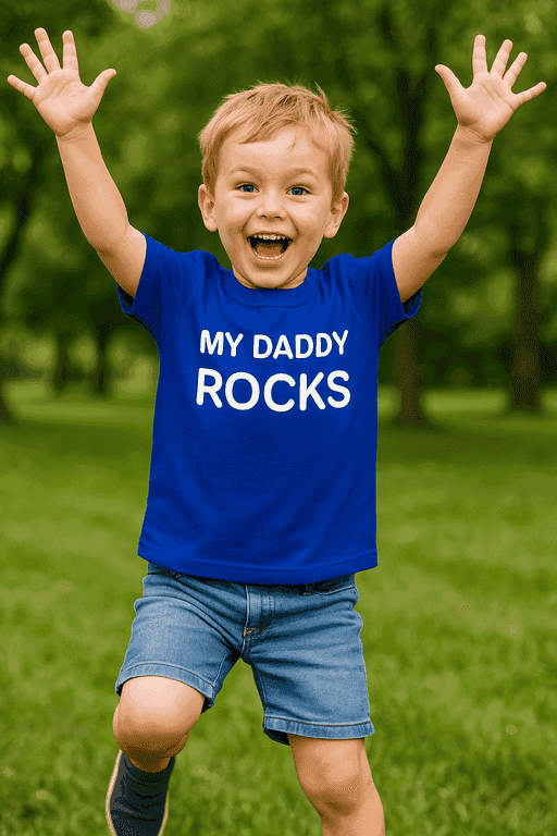 Majica za male tatine fanove - MY DADDY ROCKS