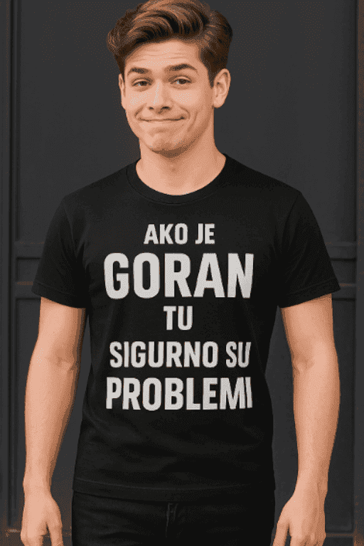 Majica za Gorana - ako je Goran tu sigurno su problemi