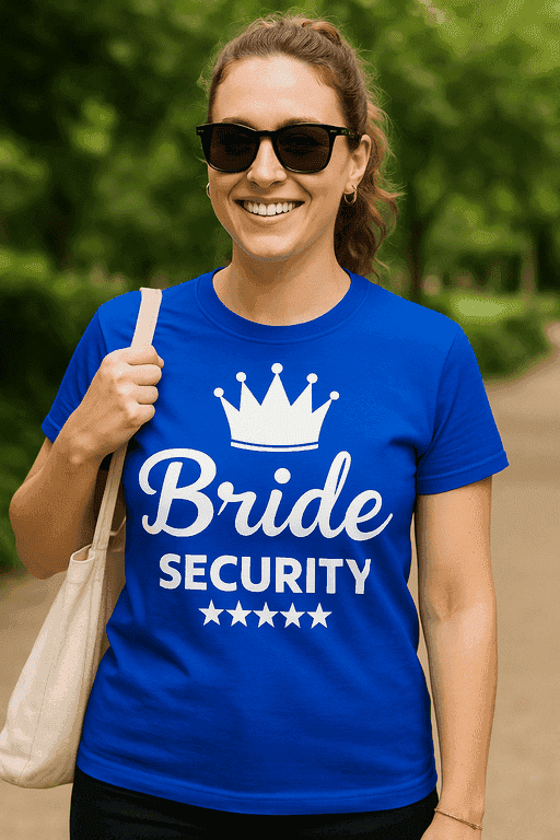 Majica za djevojačku ekipu - Bride SECURITY