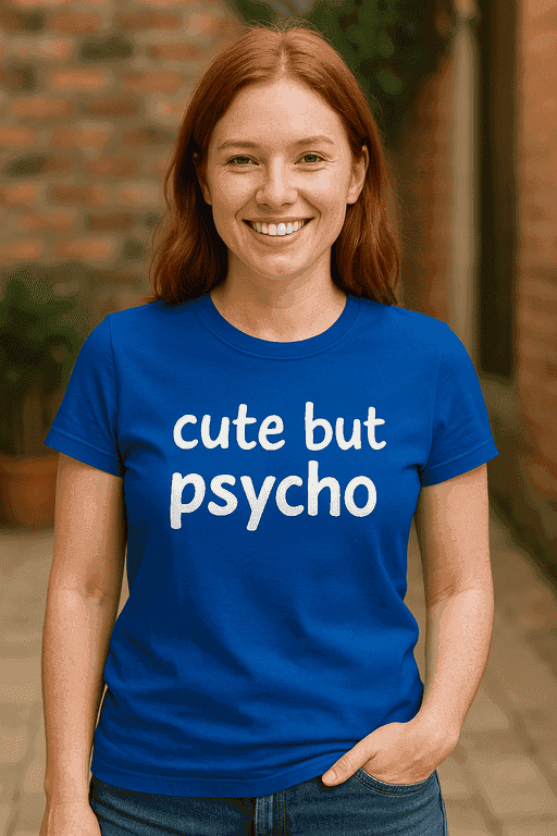 Majica za cure sa stavom - cute but psycho