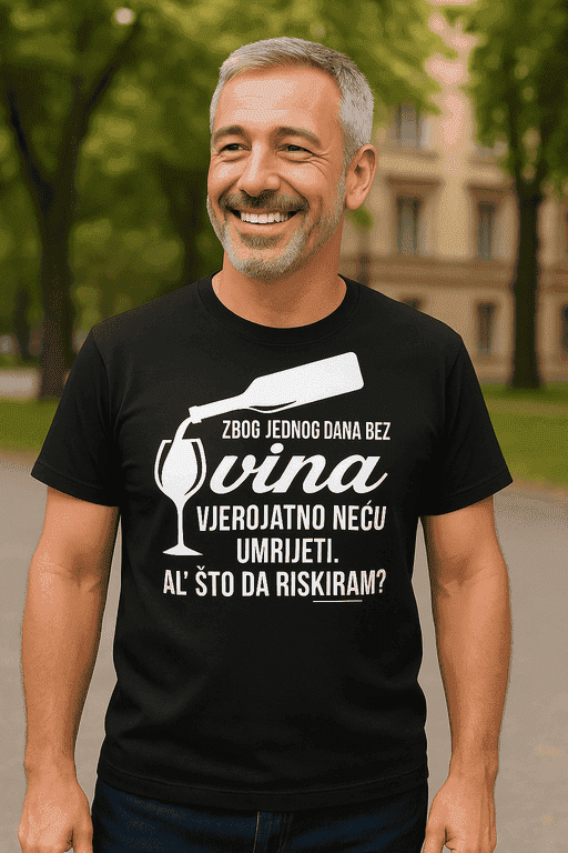 Majica zbog jednog dana bez vina, što da riskiram?