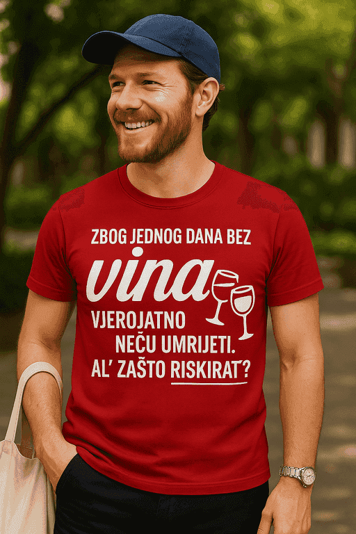 Majica zbog jednog dana bez vina, ali zašto riskirat?