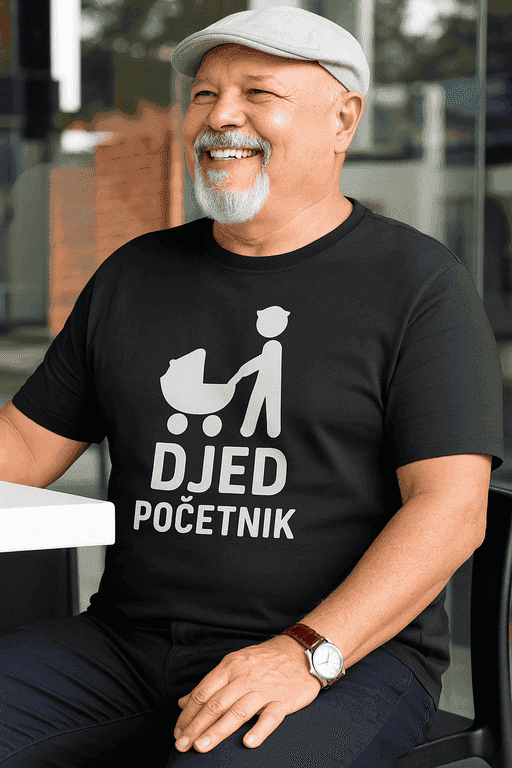 Majica za djeda početnika - DJED POČETNIK