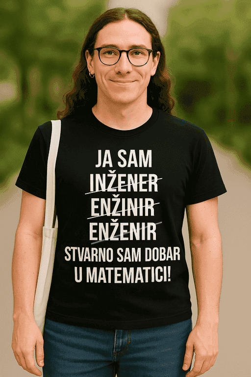 Majica ja sam inženjer stvarno sam dobar u matematici