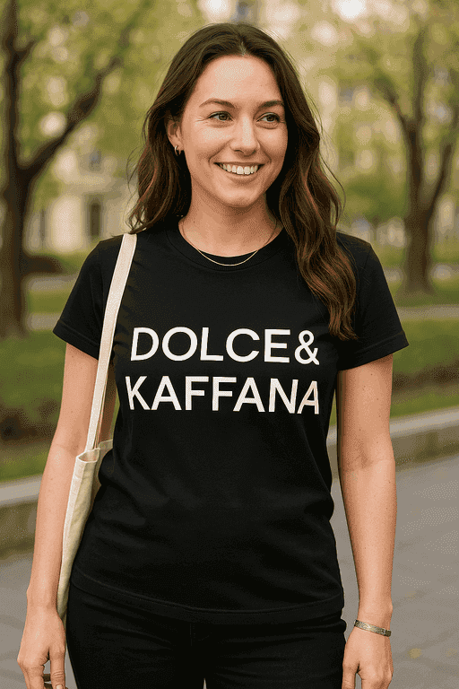 Majica za ljubitelje kave - DOLCE& KAFFANA