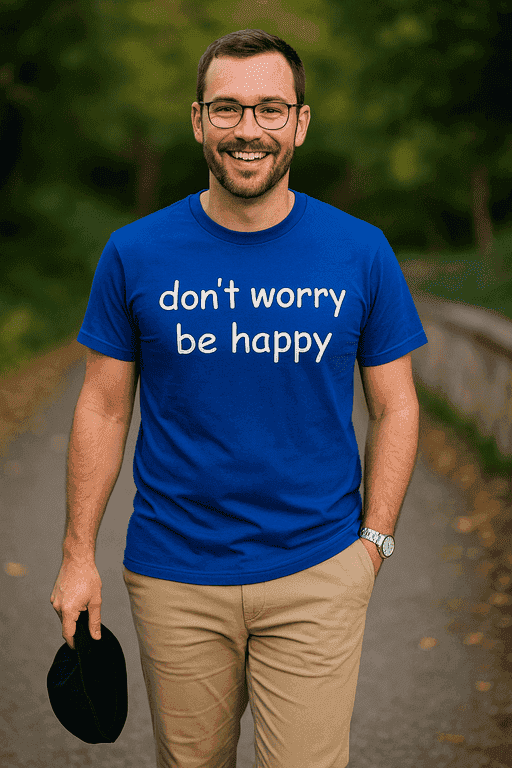 Majica za pozitivce - don't worry be happy