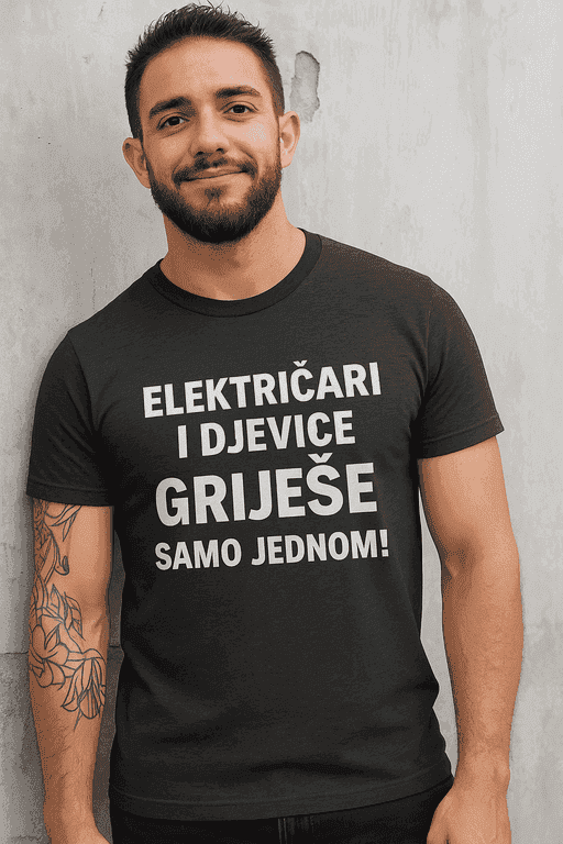 Majica elektriÄari i djevice grijeÅ”e samo jednom